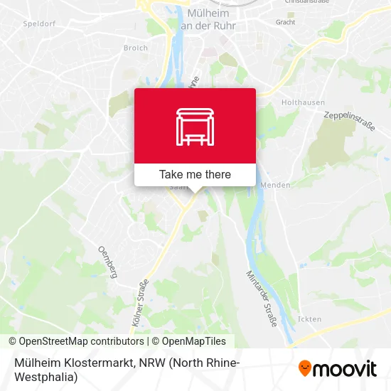 Карта Mülheim Klostermarkt