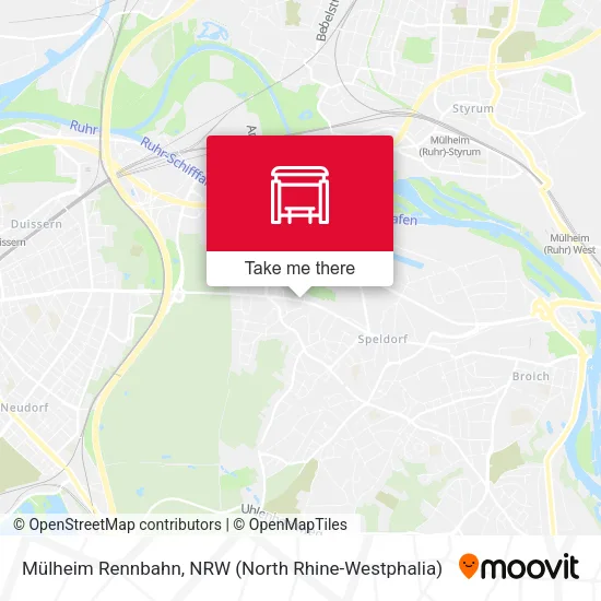 Карта Mülheim Rennbahn
