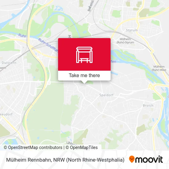 Карта Mülheim Rennbahn
