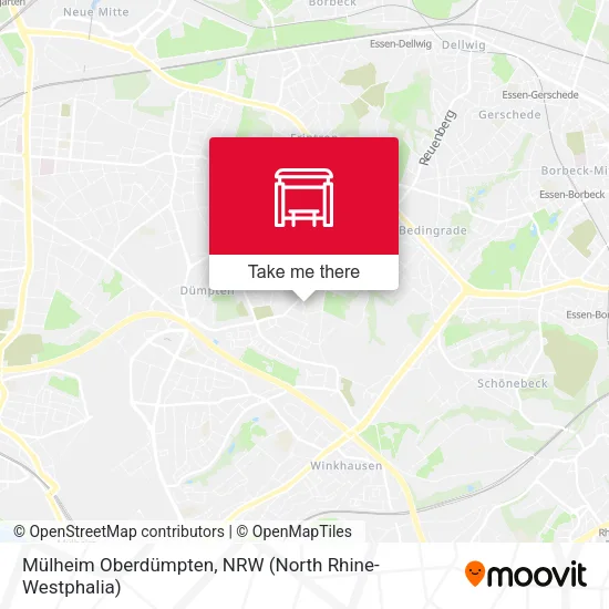Карта Mülheim Oberdümpten