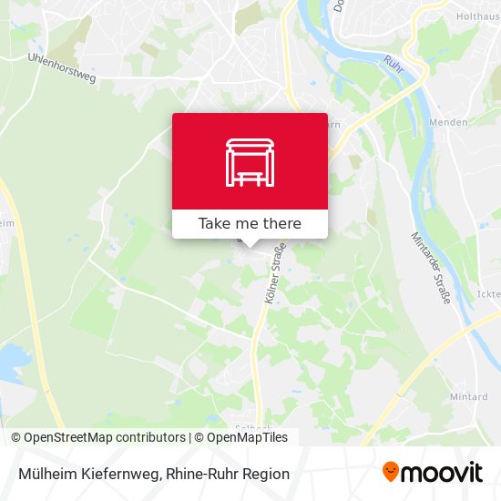 Mülheim Kiefernweg map