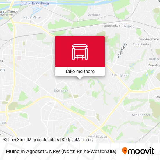 Карта Mülheim Agnesstr.