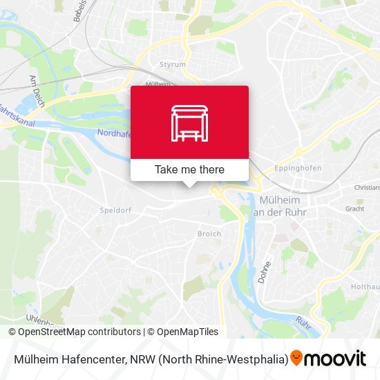 Карта Mülheim Hafencenter