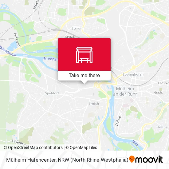 Карта Mülheim Hafencenter