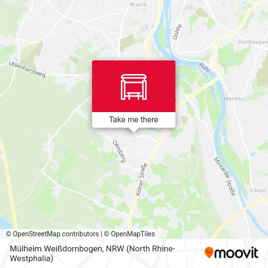 Карта Mülheim Weißdornbogen