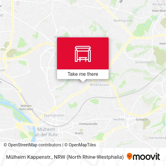 Карта Mülheim Kappenstr.