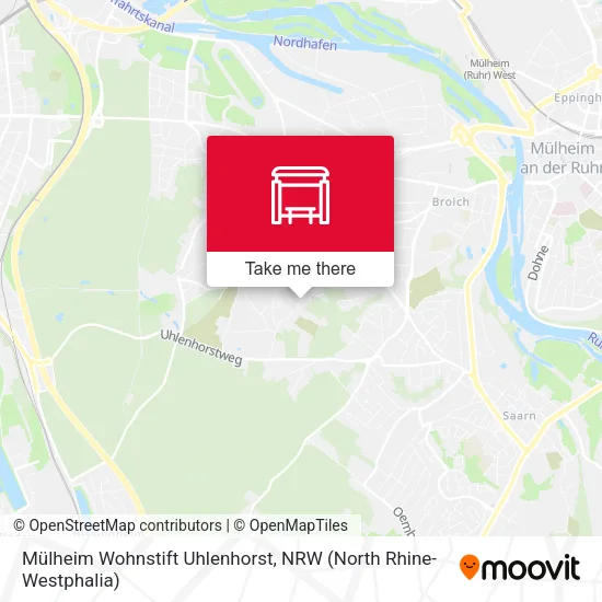 Карта Mülheim Wohnstift Uhlenhorst