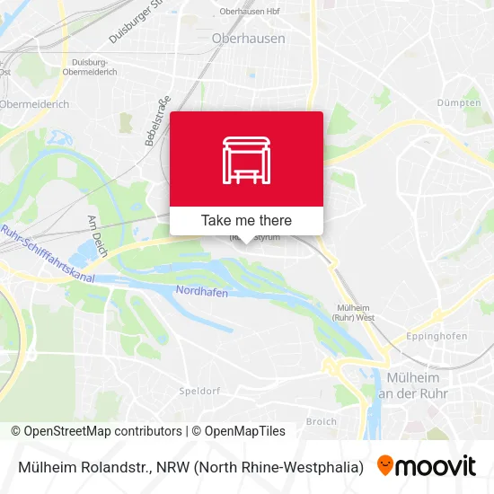 Карта Mülheim Rolandstr.