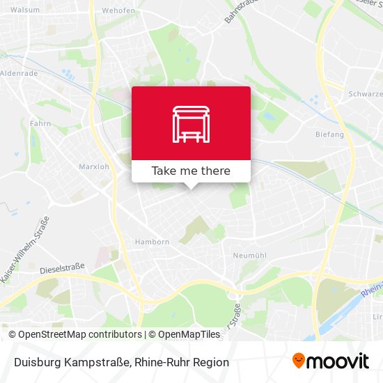Duisburg Kampstraße map