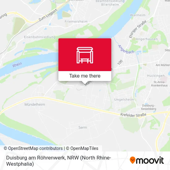 Карта Duisburg am Röhrenwerk