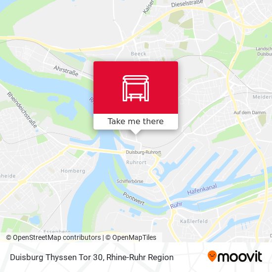 Duisburg Thyssen Tor 30 map