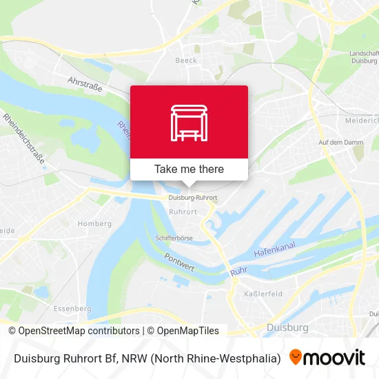 Карта Duisburg Ruhrort Bf