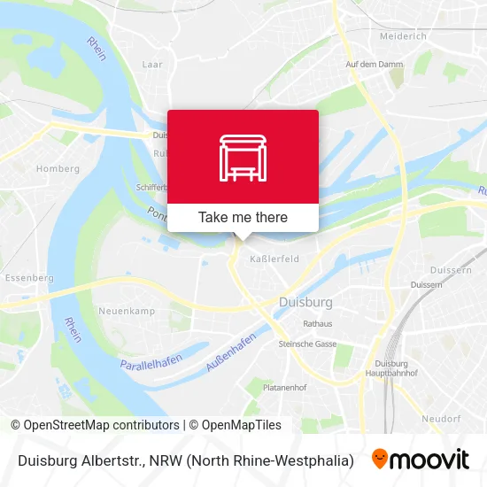 Карта Duisburg Albertstr.