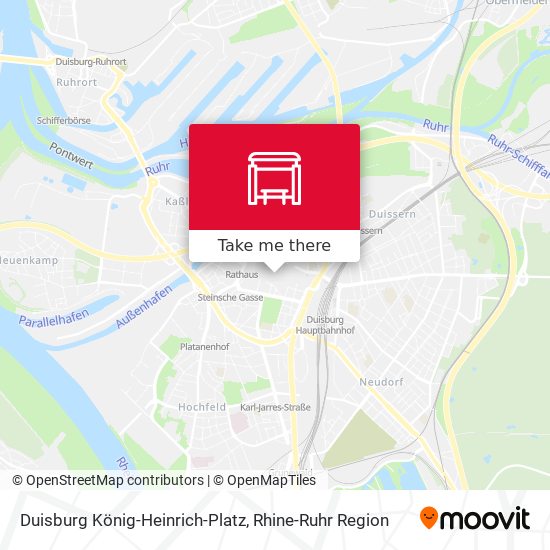 Duisburg König-Heinrich-Platz map