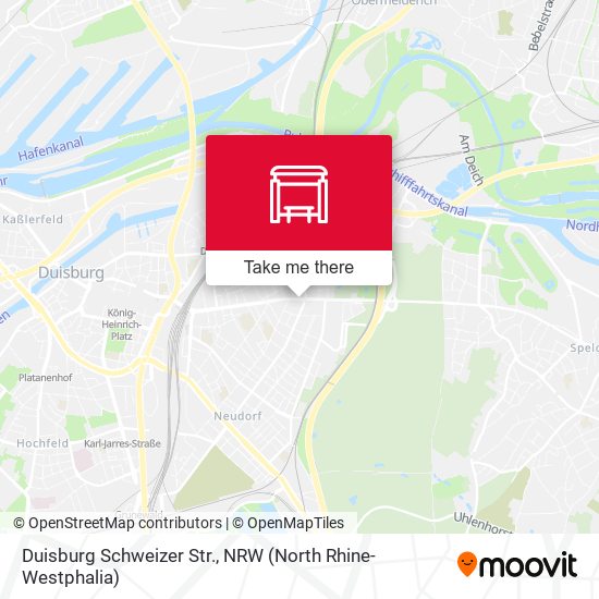 Duisburg Schweizer Str. map