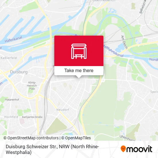 Карта Duisburg Schweizer Str.