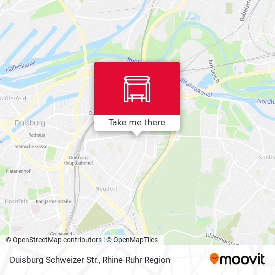 Карта Duisburg Schweizer Str.