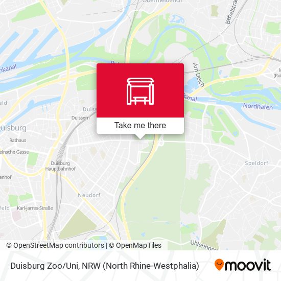 Duisburg Zoo/Uni map