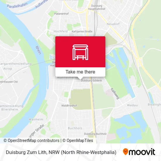 Карта Duisburg Zum Lith