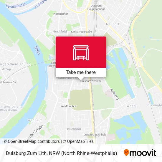 Карта Duisburg Zum Lith