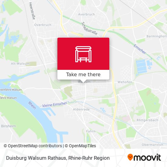 Duisburg Walsum Rathaus map