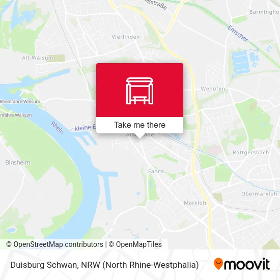 Карта Duisburg Schwan