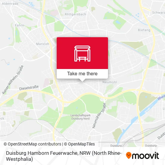 Карта Duisburg Hamborn Feuerwache