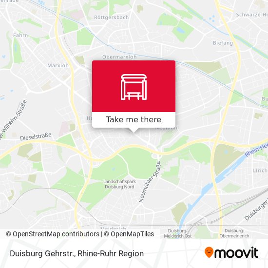 Карта Duisburg Gehrstr.