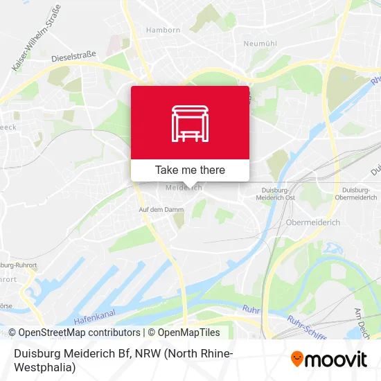 Карта Duisburg Meiderich Bf