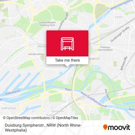 Карта Duisburg Sympherstr.