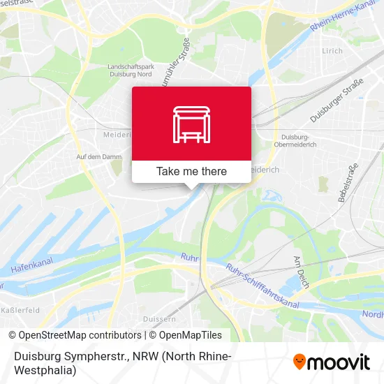 Карта Duisburg Sympherstr.