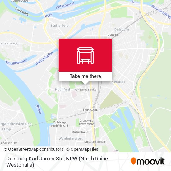 Duisburg Karl-Jarres-Str. map