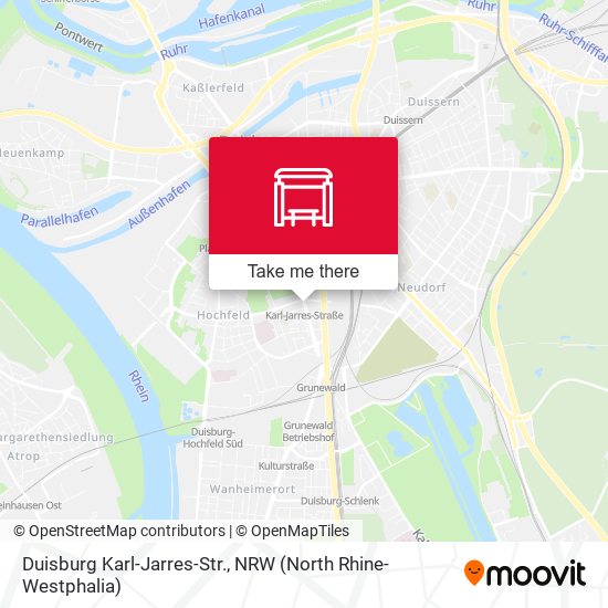 Duisburg Karl-Jarres-Str. map