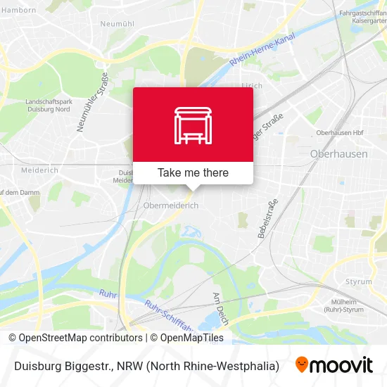 Карта Duisburg Biggestr.
