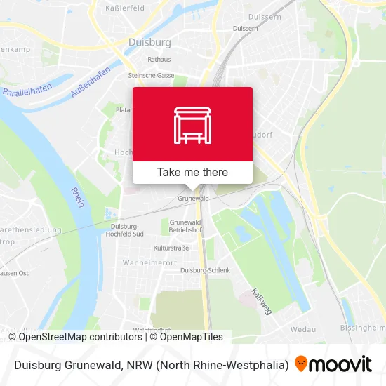 Карта Duisburg Grunewald