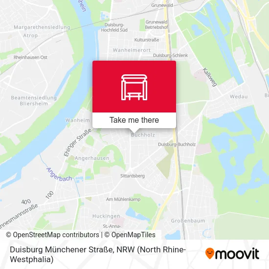 Карта Duisburg Münchener Straße