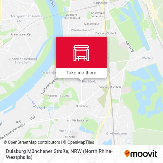 Карта Duisburg Münchener Straße