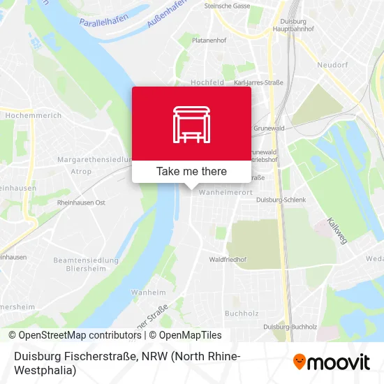 Duisburg Fischerstraße map