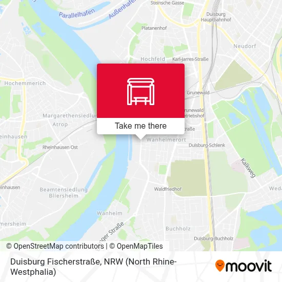 Duisburg Fischerstraße map