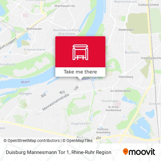 Duisburg Mannesmann Tor 1 map