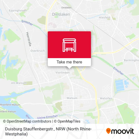 Карта Duisburg Stauffenbergstr.