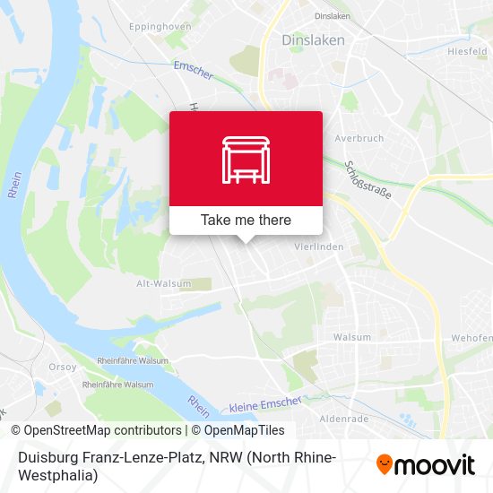 Duisburg Franz-Lenze-Platz map