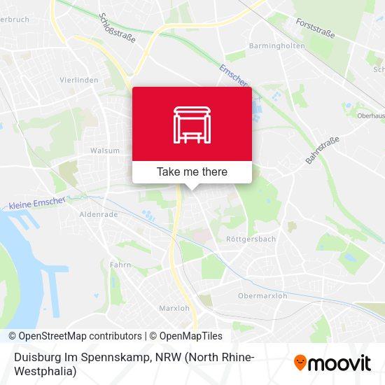 Карта Duisburg Im Spennskamp