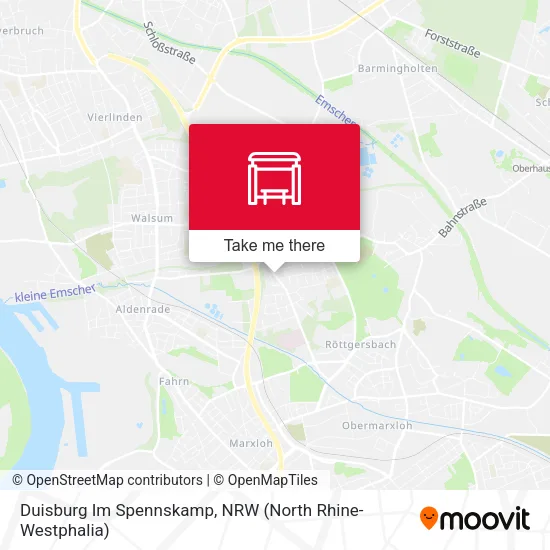 Карта Duisburg Im Spennskamp