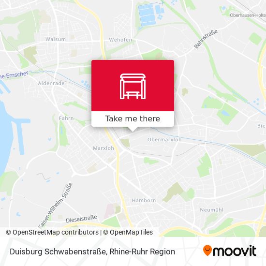 Duisburg Schwabenstraße map
