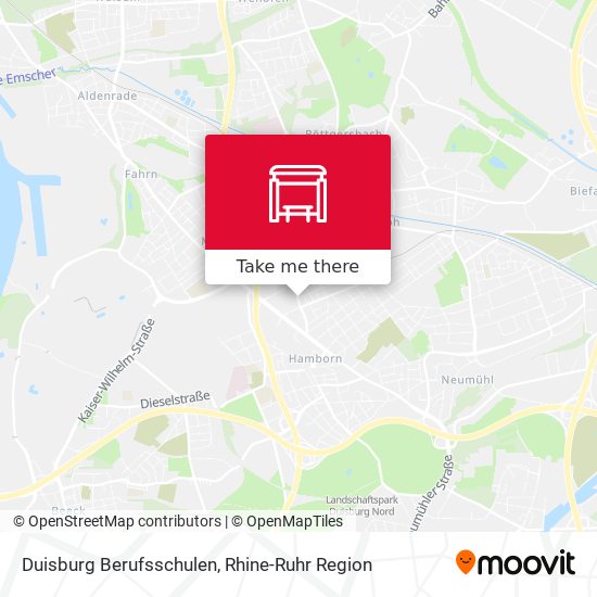 Duisburg Berufsschulen map
