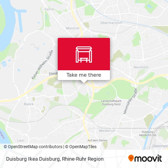 Duisburg Ikea Duisburg map