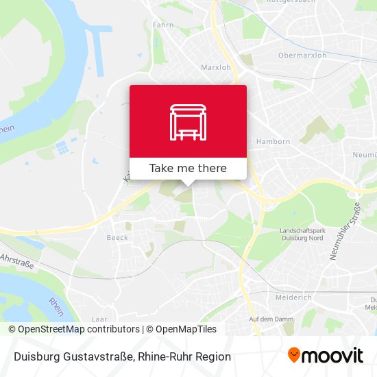 Duisburg Gustavstraße map