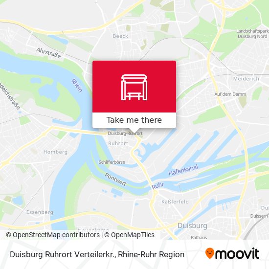 Duisburg Ruhrort Verteilerkr. map