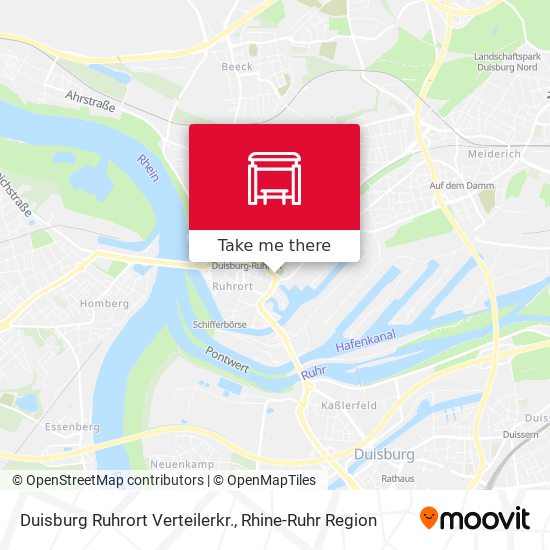 Duisburg Ruhrort Verteilerkr. map